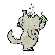 cartoon big bad wolf N6