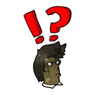cartoon startled man N55