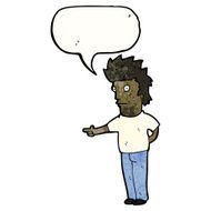 cartoon pointing man N118