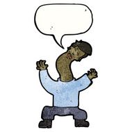 cartoon man with long neck