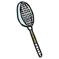 tennis raquet cartoon N2