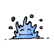 Cartoon Water Splash N20