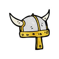 Cartoon Viking Helmet N12