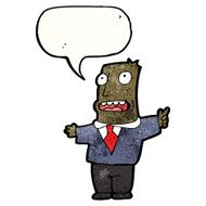 Cartoon Man Panicking N70