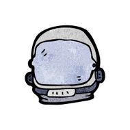 cartoon astronaut helmet N47