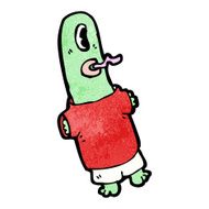 Cartoon Alien N126