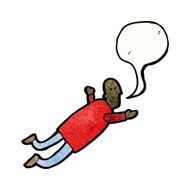 cartoon flying man N3