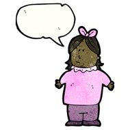 cartoon chubby woman