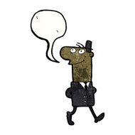 cartoon man walking to work N4