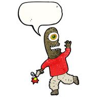 cartoon alien spaceman N26