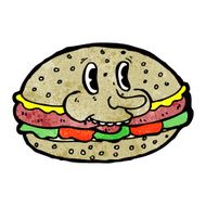 burger cartoon character N5