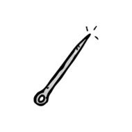 sewing needle cartoon N4