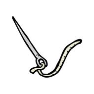 sewing needle cartoon N6