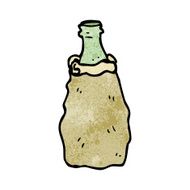 bottle in paper bag N2