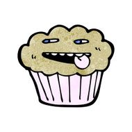 cartoon cupcake N155