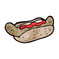 cartoon hotdog N20