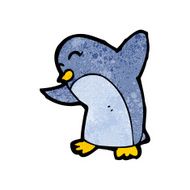 Cartoon penguin N83