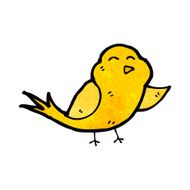 Cartoon Bird N442