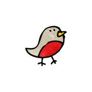 cartoon robin symbol N8