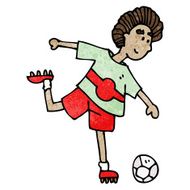 Cartoon Soccer Player N24