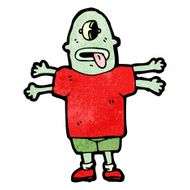 Cartoon Alien N129