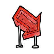 cartoon arrow sign N7