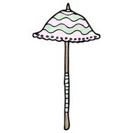 cartoon parasol N19