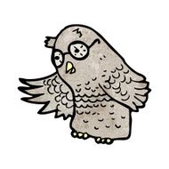 cartoon wise owl N3