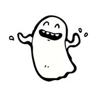 dancing ghost cartoon N4