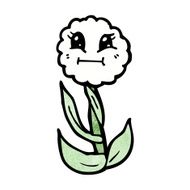 Cartoon Dandelion N6