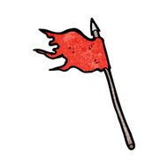 waving flag cartoon N4