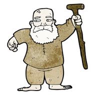 cartoon biblical style father man N2