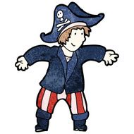 Cartoon Pirate Boy N12