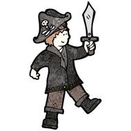 Cartoon Pirate Boy N13