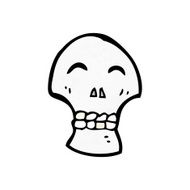 skull symbol cartoon N5