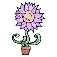 flower cartoon character N26