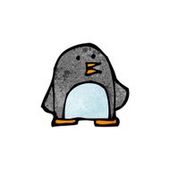 cute cartoon penguin doodle N3