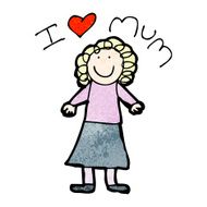 mother's day card cartoon N4
