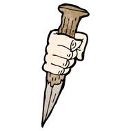 cartoon vampire stake N5