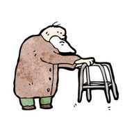 cartoon elderly man N5