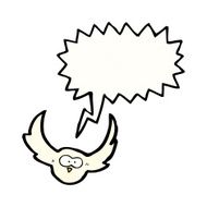 cartoon hooting owl N3