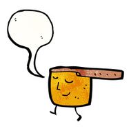 cartoon saucepan N16