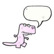 cartoon dinosaur N160