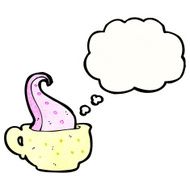 tentacle in tea cup cartoon N4