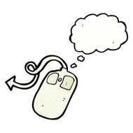 cartoon computer mouse with arrow N2