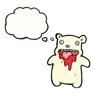 cartoon gross polar bear