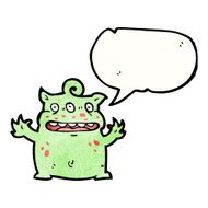 cartoon little alien N41