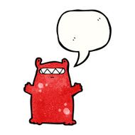 cartoon alien slug monster N11