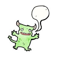cartoon little monster N68