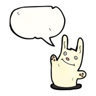 cartoon rabbit in hole N6